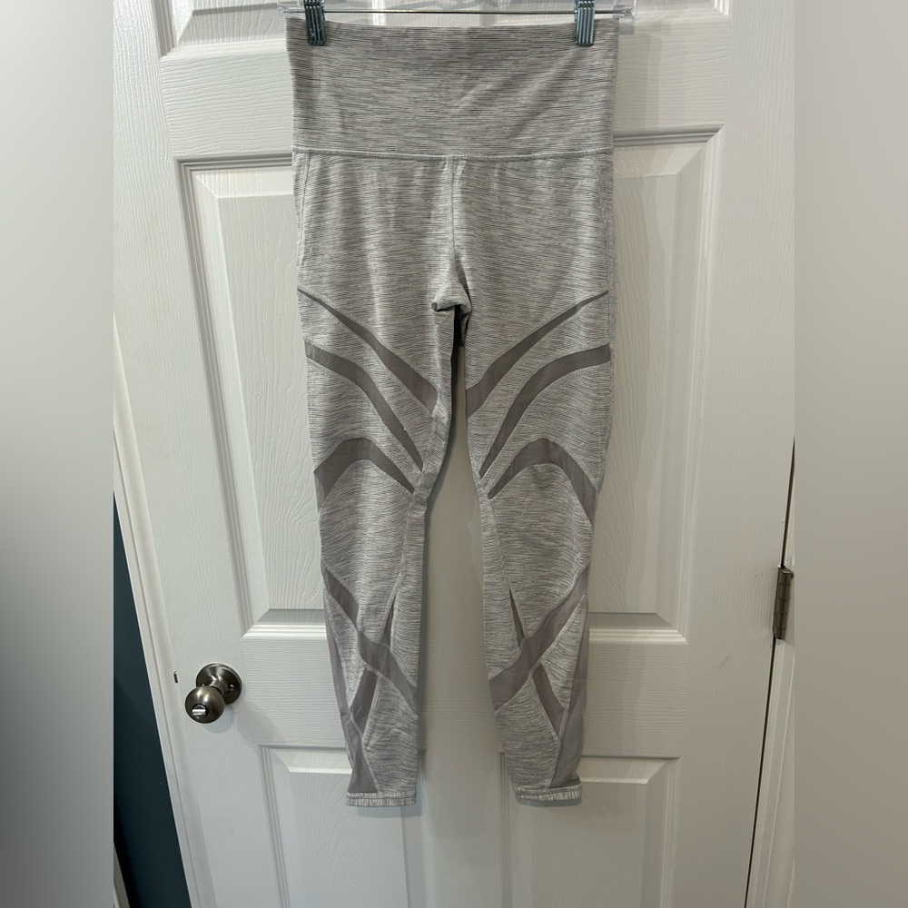 Lululemon Wunder Under HR Mesh Tights 28”  size 8